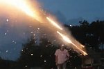 Gigantisches Feuerwerk